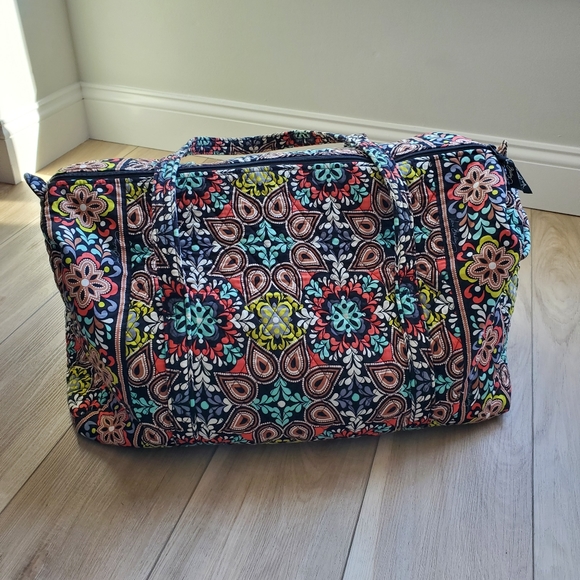 Vera Bradley Handbags - Large Paisley Cotton Duffle